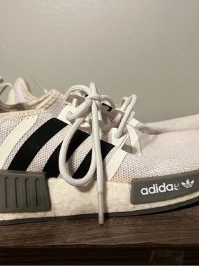 adidas NMD R1 Sneakers in Pale Pink and Black